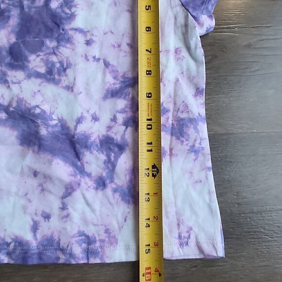 Disney Zero Full of Death Girls Tie Dye T-Shirt XS |100% Cotton Short Sleeve Top - Picture 4 of 6